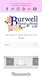 Mobile Screenshot of burwellfloralandbridalloft.com